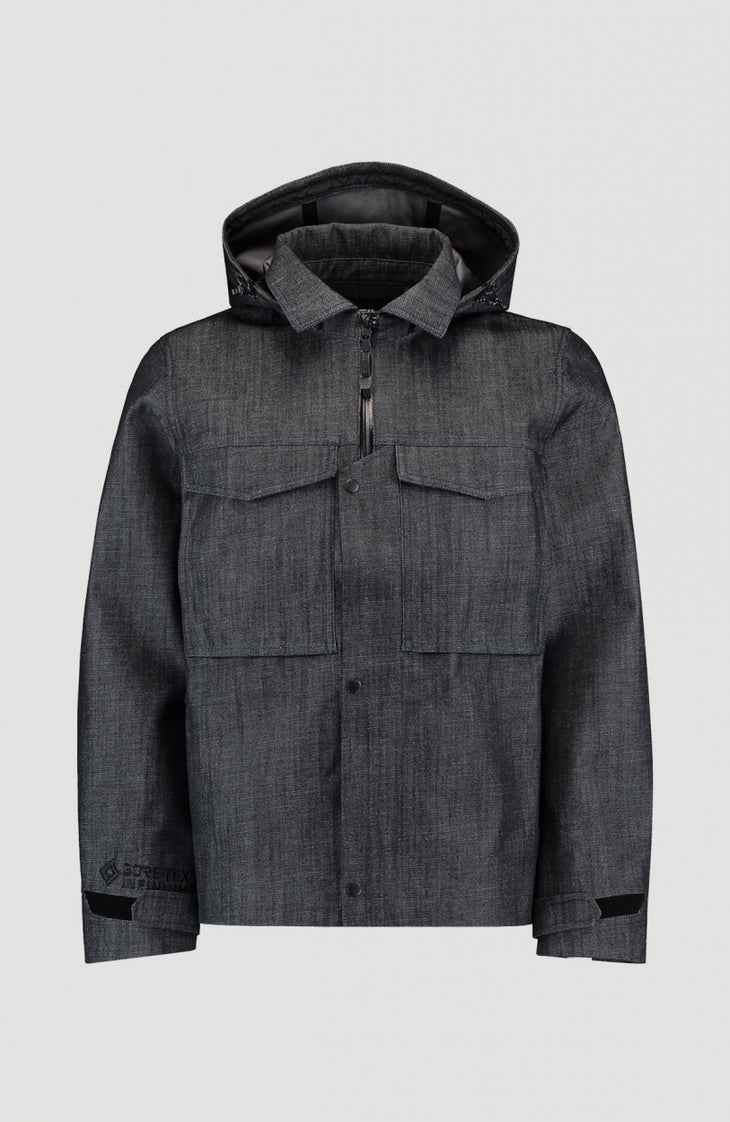 GORE-TEX Denim Kickstart Snow Jacket | Ink Blue -A