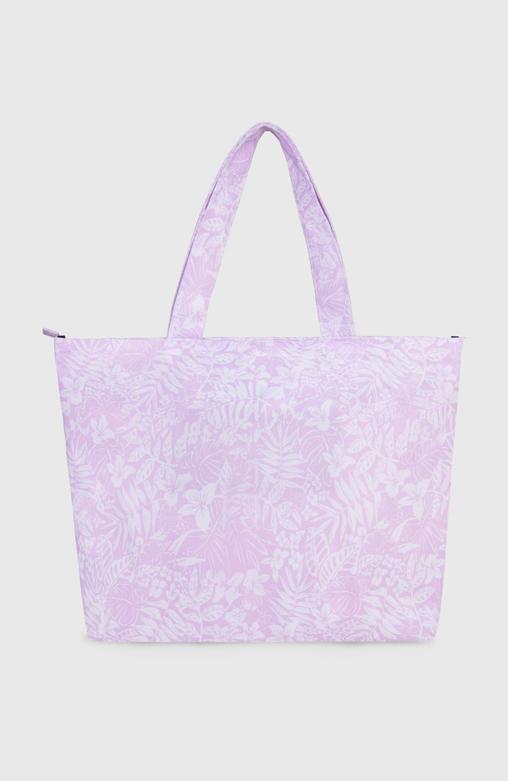 Coastal Print Tote Bag | Purple Island Sky