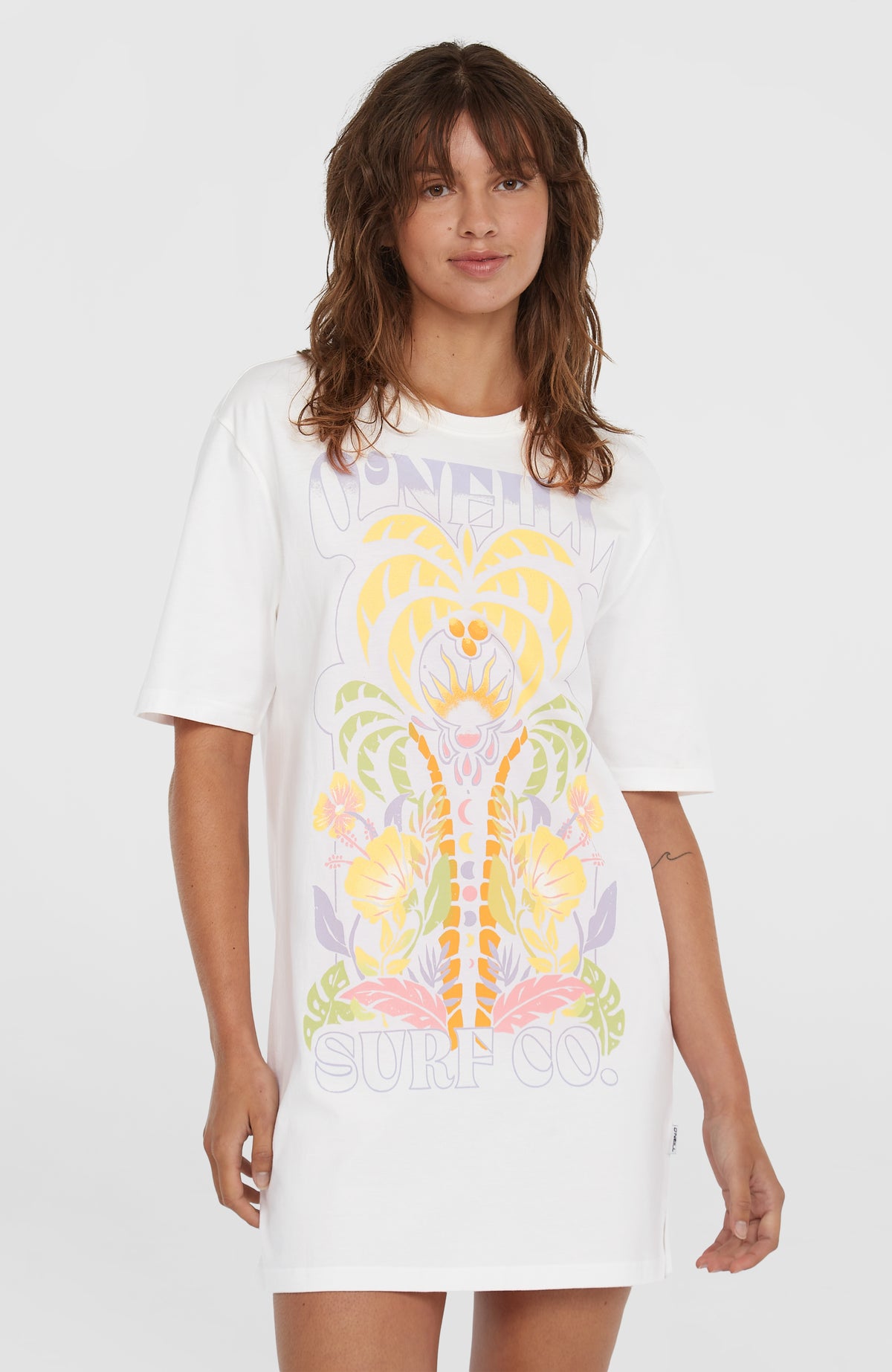 Beach Vintage T-Shirt-Kleid | Snow White