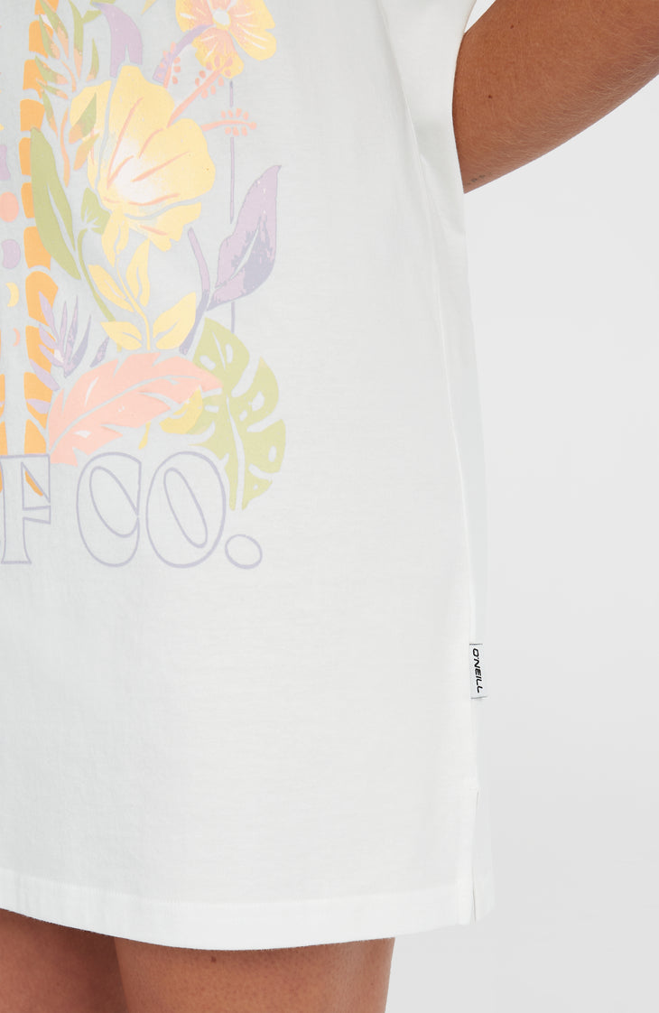 Beach Vintage T-Shirt-Kleid | Snow White