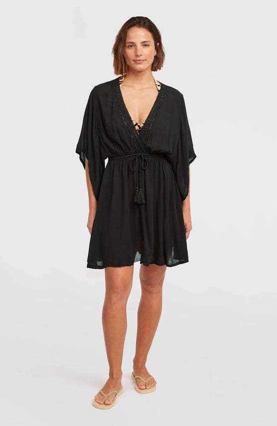 Essentials Tokeena Cover Up Kleid | Black Out