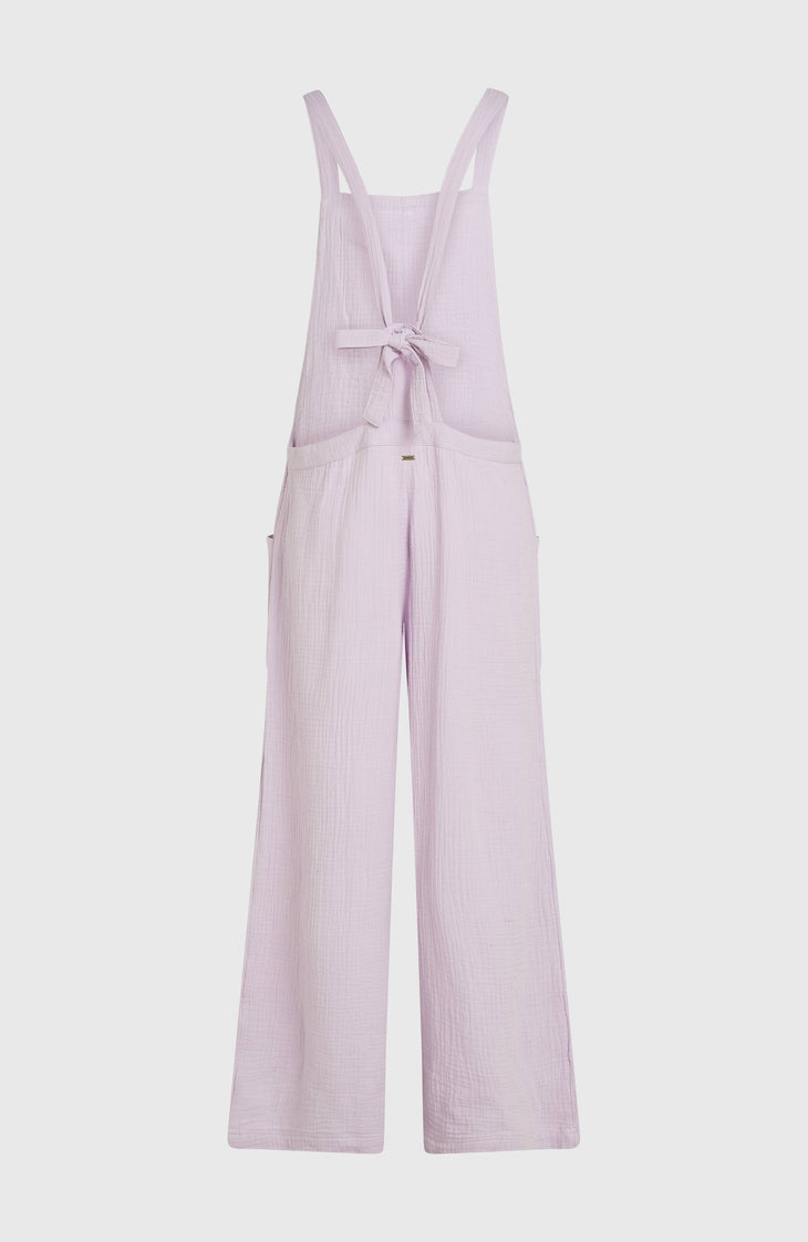 Strukturierte Brenda Latzhose | Pale Lavender
