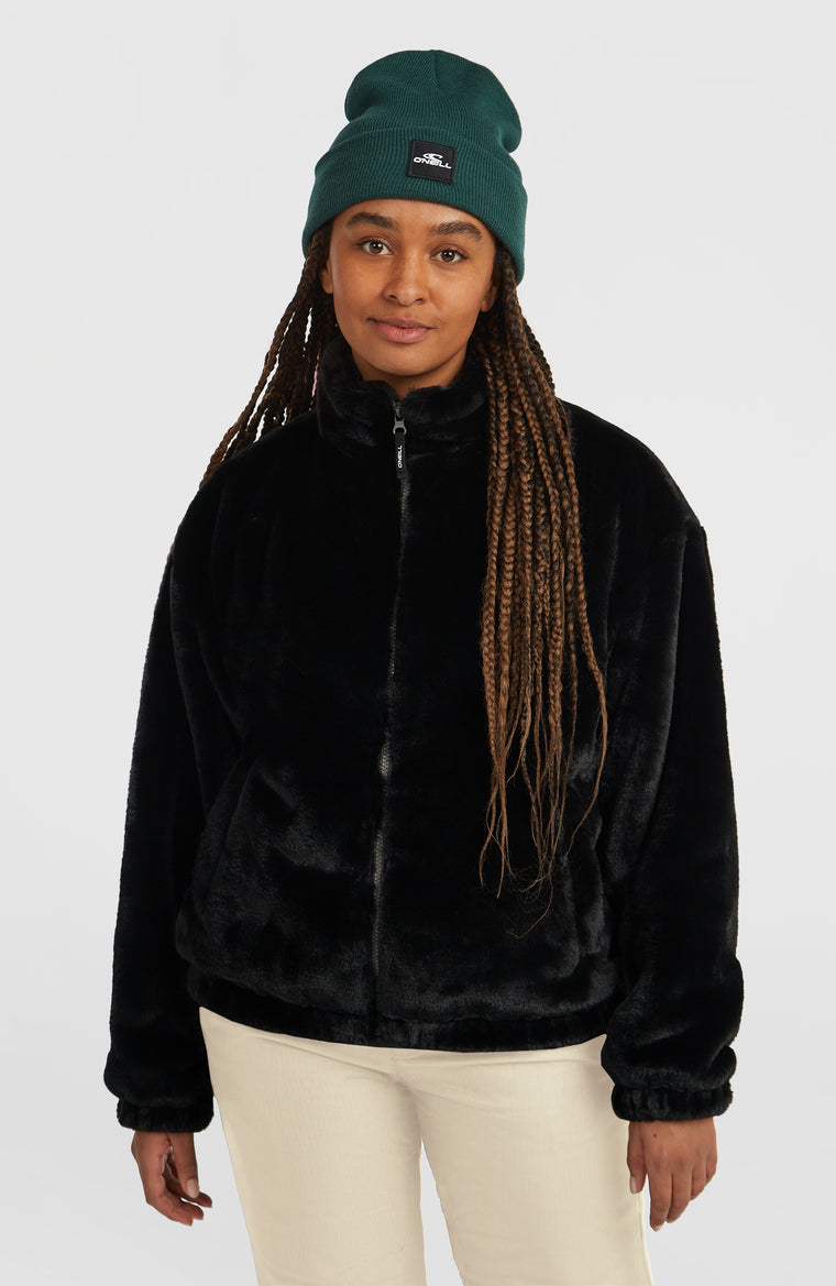 FWC'Cruz Faux Fur Fleecejacke | Black Out FWC'Cruz Faux Fur Fleecejacke | Black Out