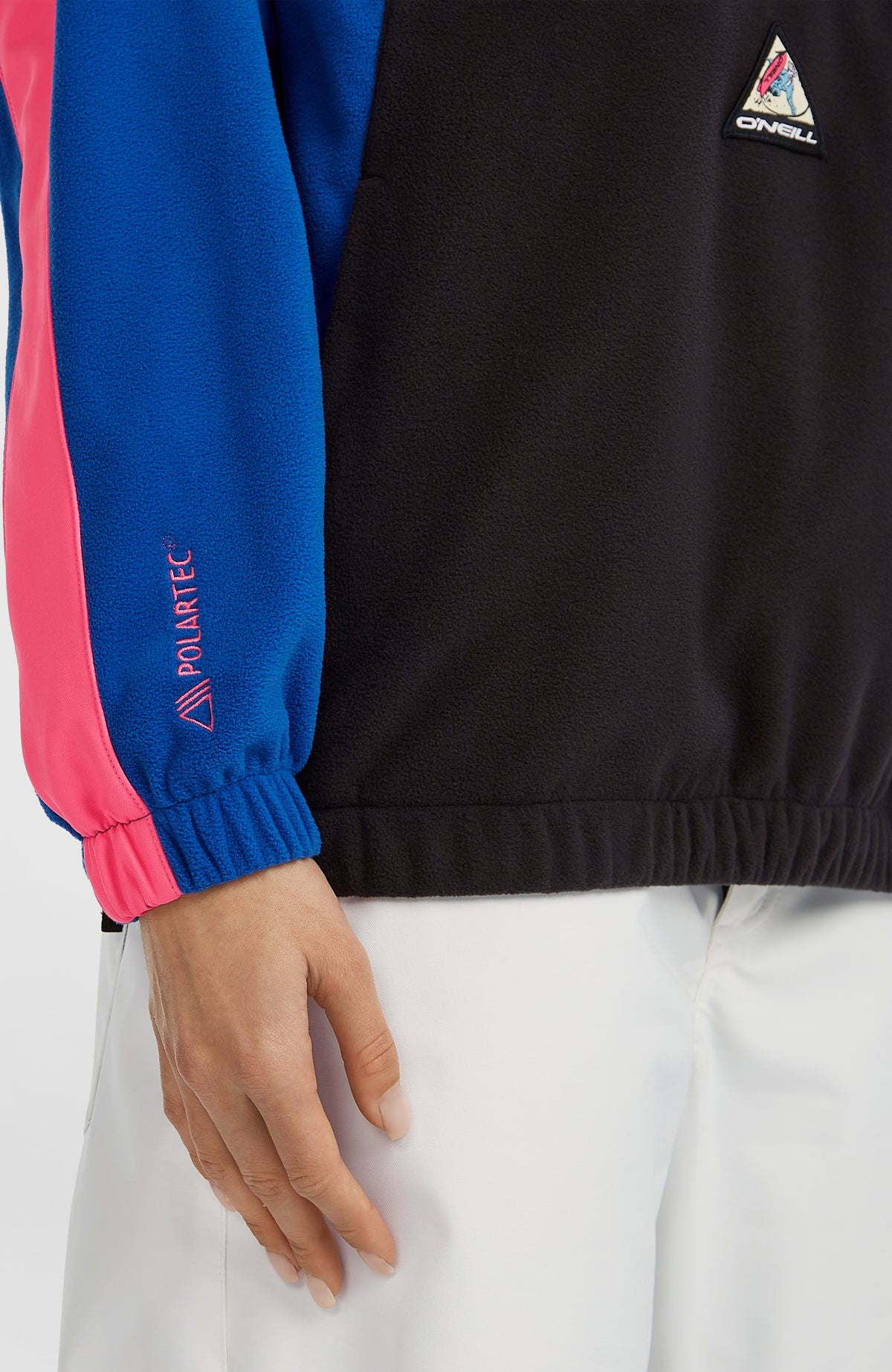 FWC'Play Polartec® Fleecepullover mit Halbreißverschluss | Active Blue Colour Block