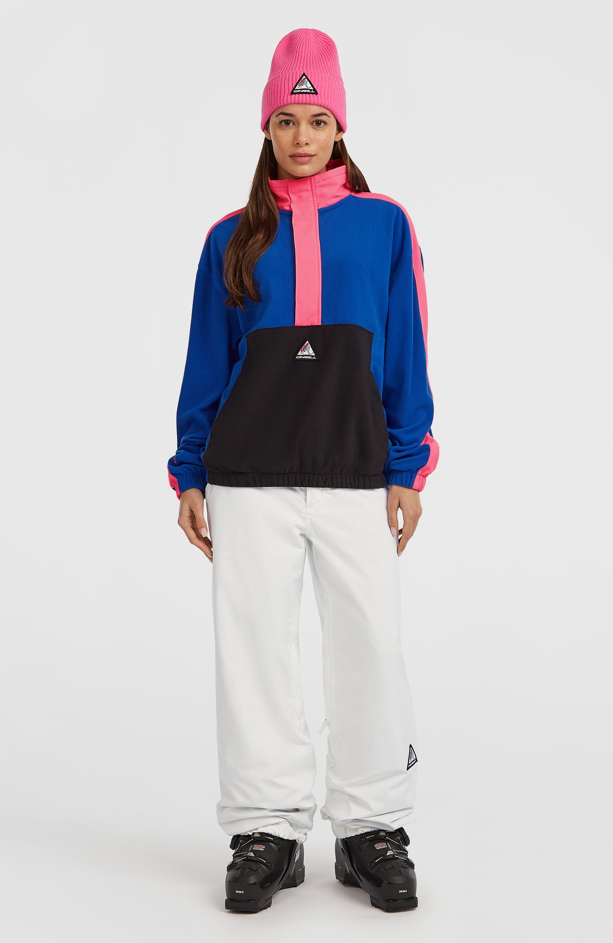 FWC'Play Polartec® Fleecepullover mit Halbreißverschluss | Active Blue Colour Block