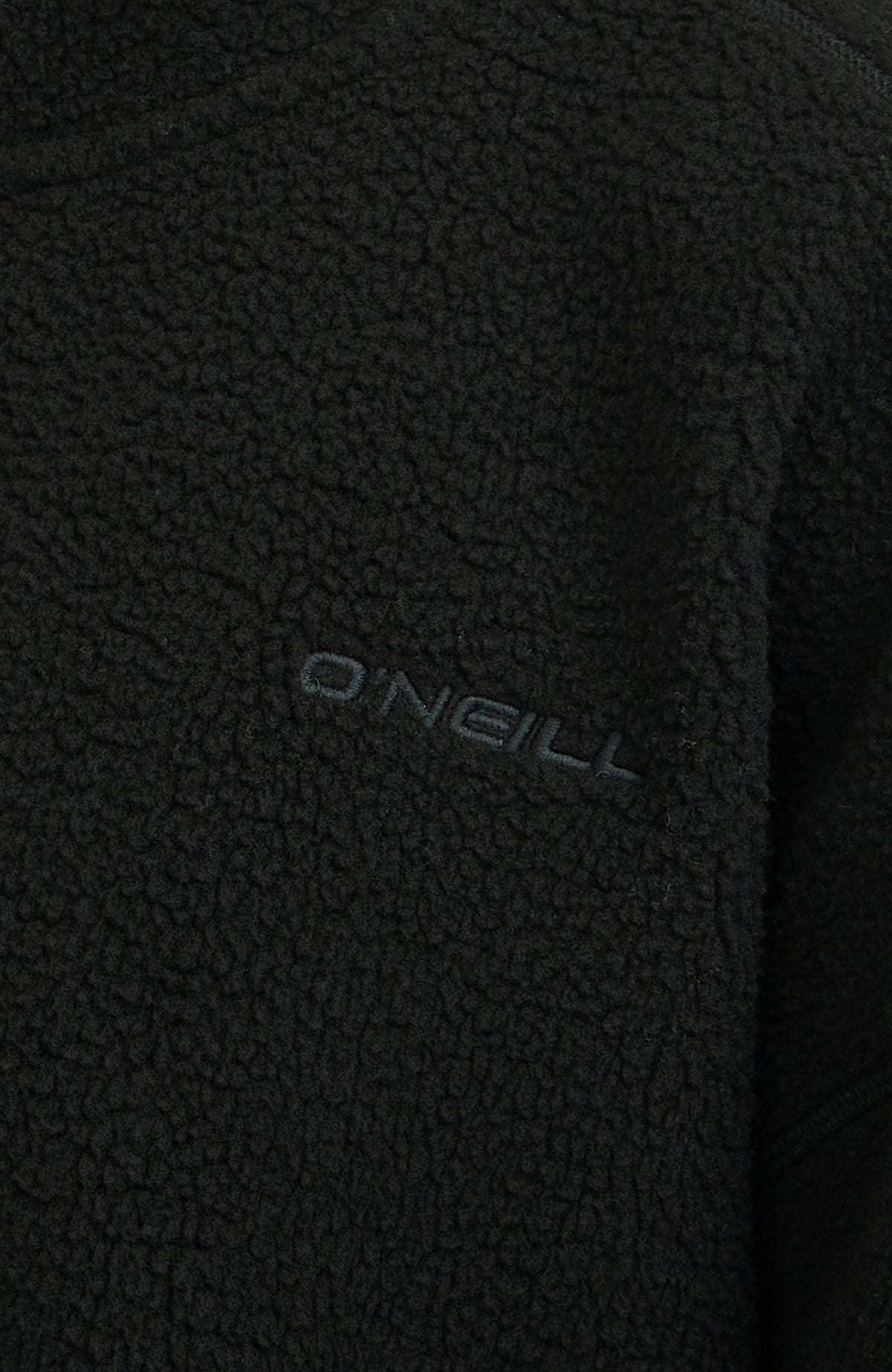 Flauschige Must-Have Fleecejacke mit Reißverschluss | Black Out