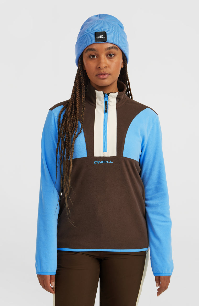 FWC'Cruz Triple Polartec® Fleecepullover mit Halbreißverschluss | Blue Poppy Colour Block FWC'Cruz Triple Polartec® Fleecepullover mit Halbreißverschluss | Blue Poppy Colour Block