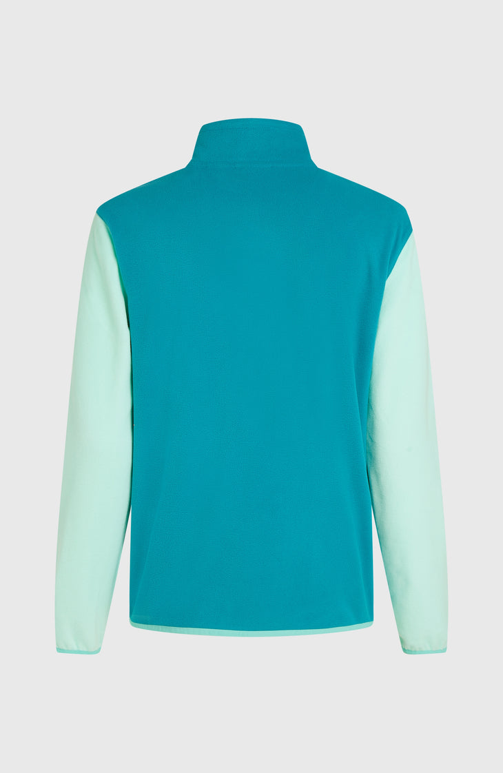 FWC'Cruz Triple Polartec® Fleecepullover mit Halbreißverschluss | Retro Mint Colour Block