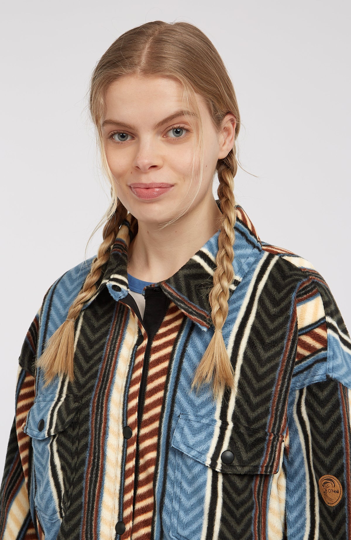 O'Riginals Superfleece Hemd | Blue Vintage O'Neill Stripe