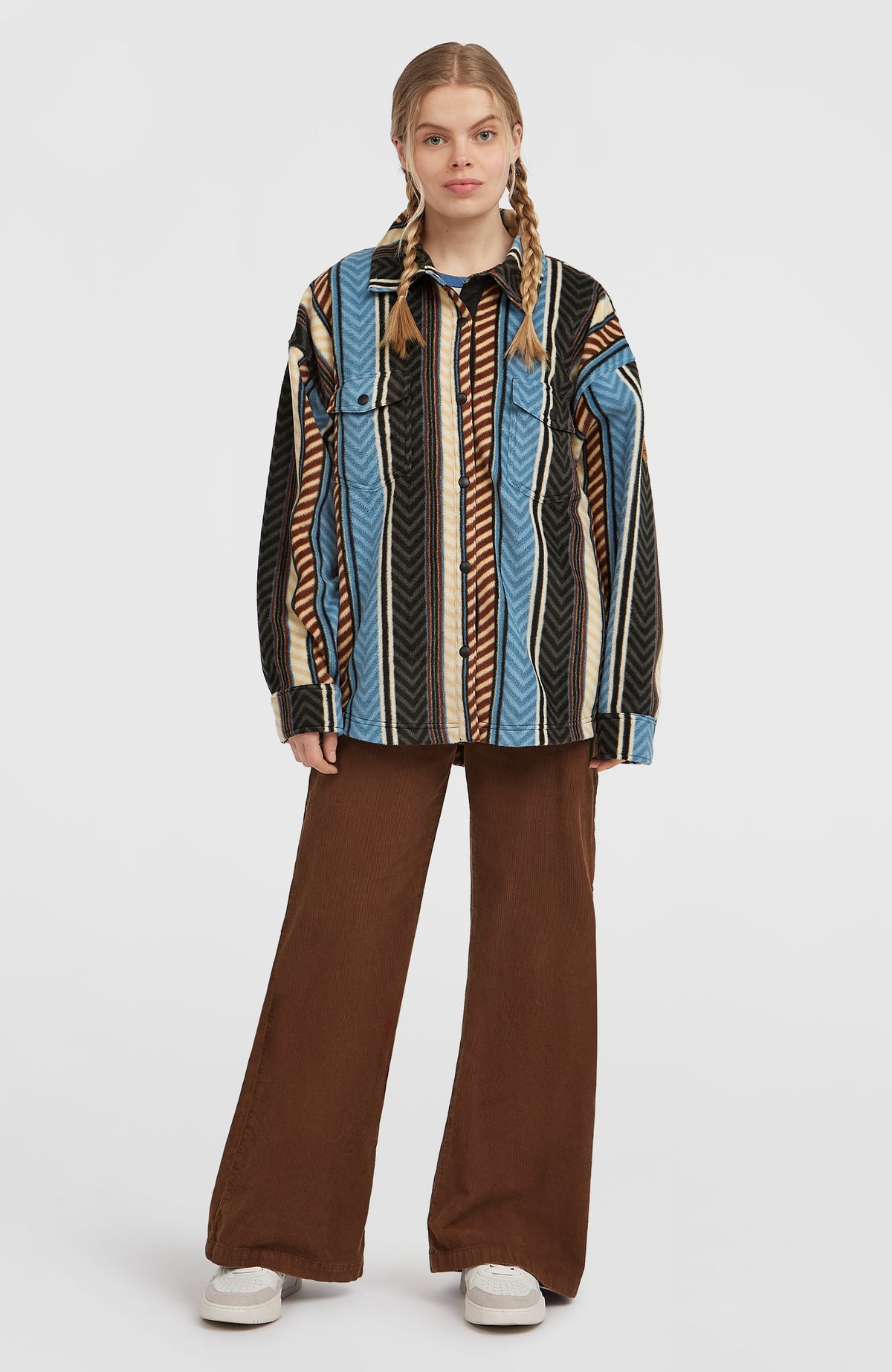 O'Riginals Superfleece Hemd | Blue Vintage O'Neill Stripe