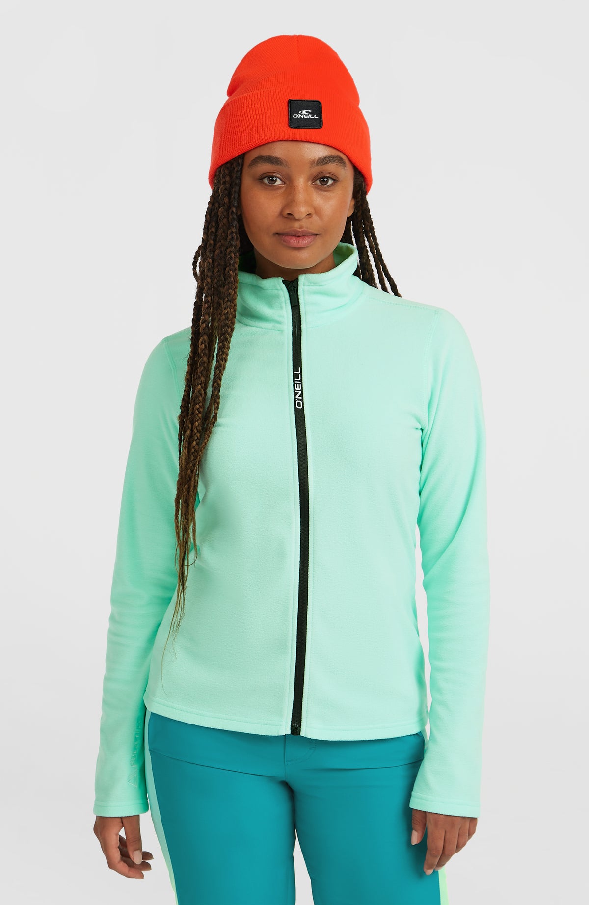 FWC'Cruz Jack's Polartec® Fleecejacke mit Reißverschluss | Retro Mint