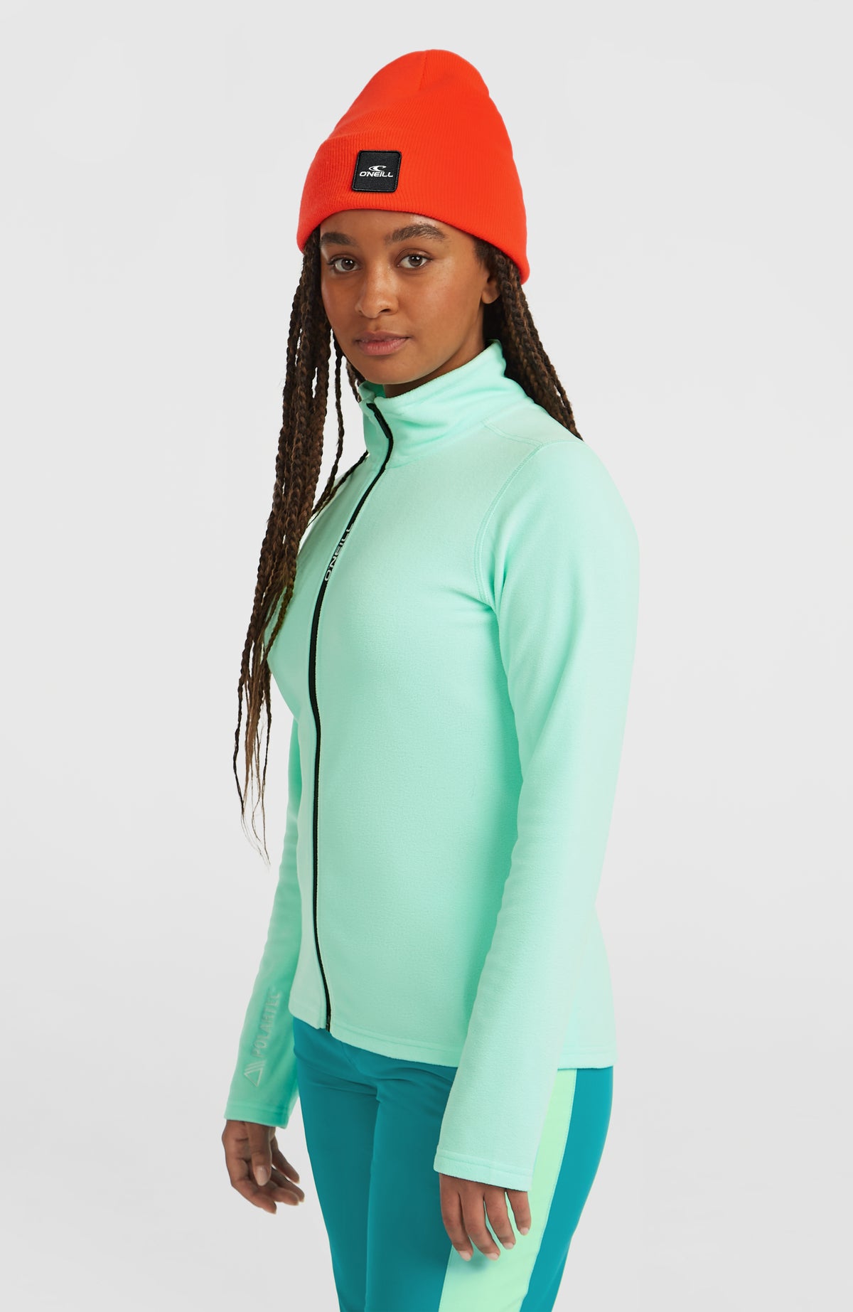 FWC'Cruz Jack's Polartec® Fleecejacke mit Reißverschluss | Retro Mint