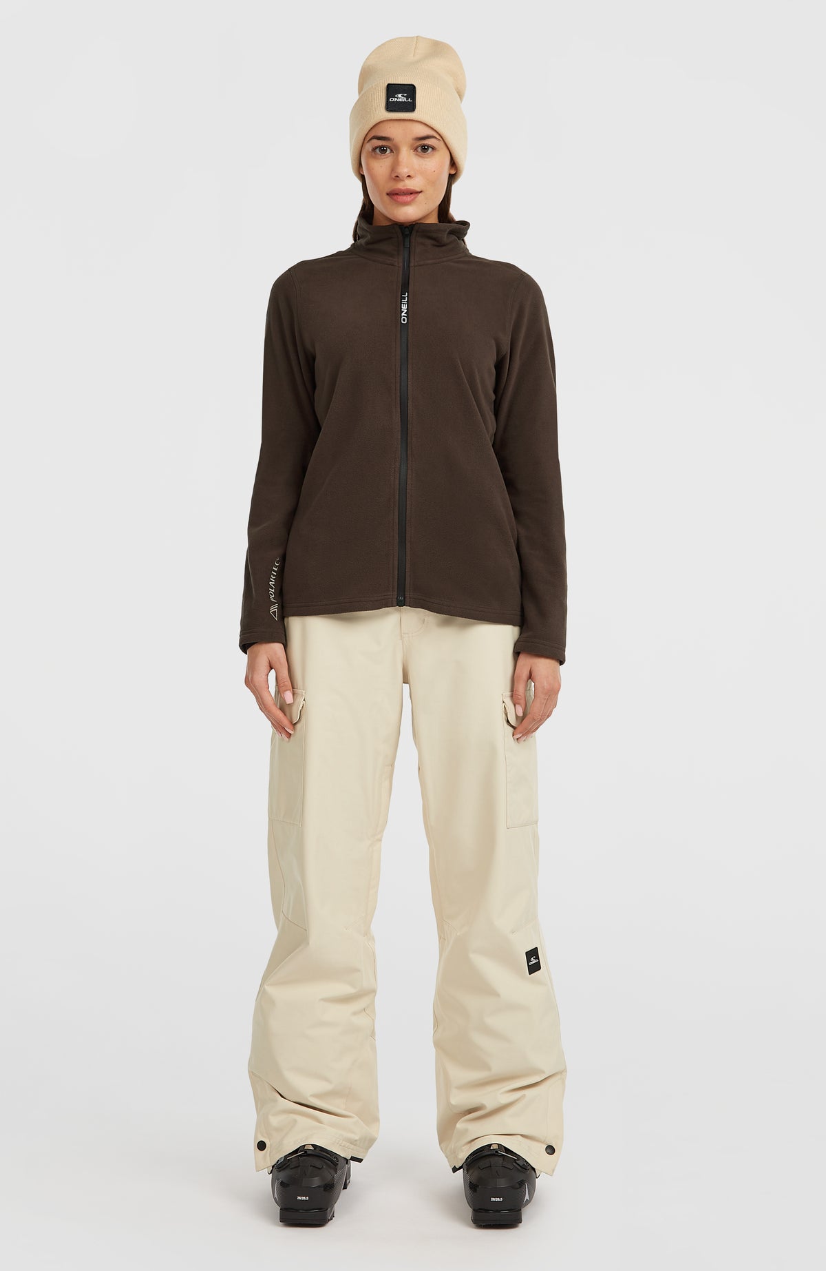 FWC'Cruz Jack's Polartec® Fleecejacke mit Reißverschluss | Coffee Bean