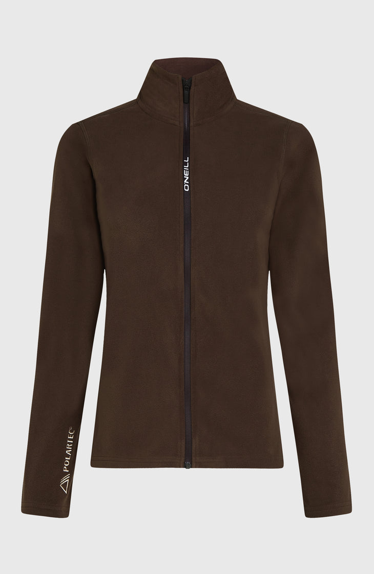 FWC'Cruz Jack's Polartec® Fleecejacke mit Reißverschluss | Coffee Bean