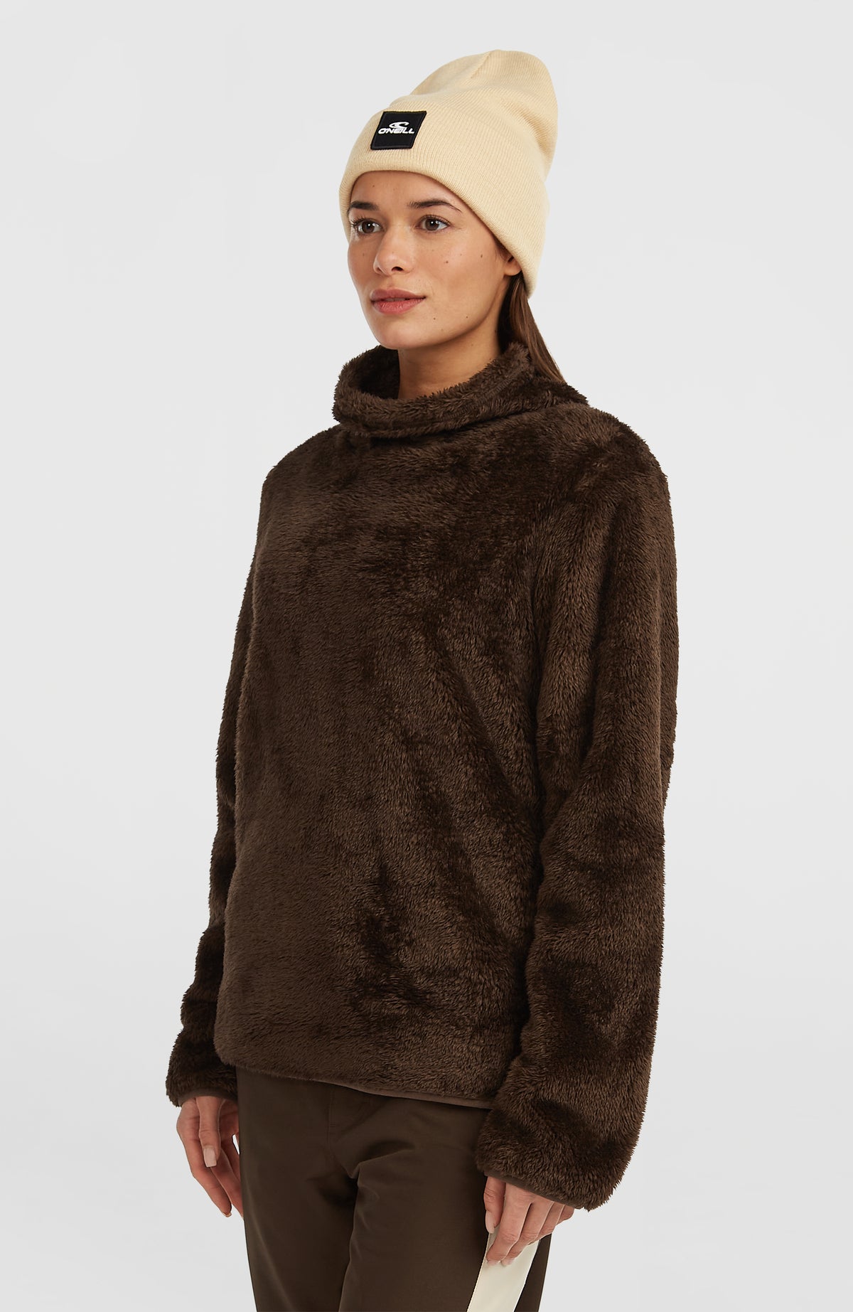 Kuscheliger FWC'Cruz Fleecepullover | Coffee Bean