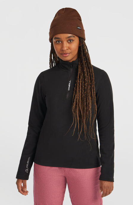 FWC'Cruz Jack's Polartec® Fleecepullover mit Halbreißverschluss | Black Out