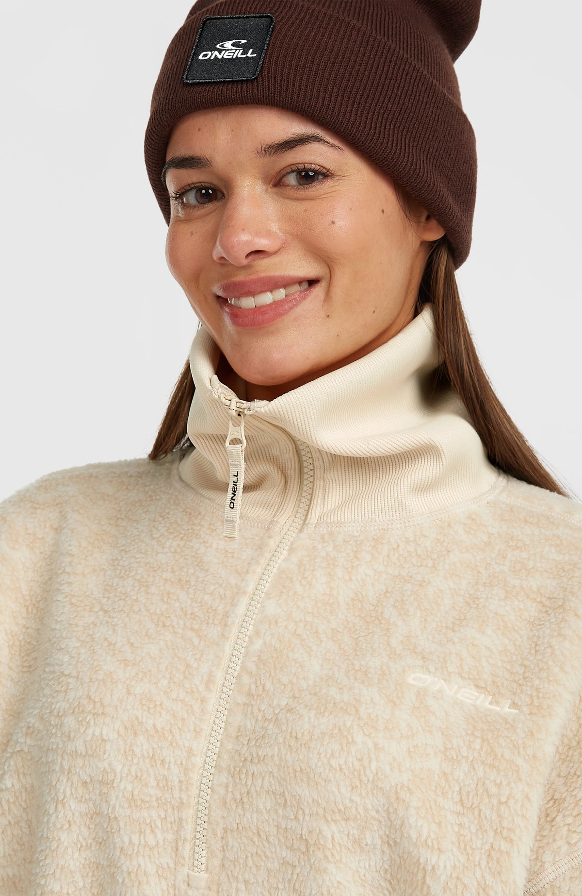 Must-Have Fleecepullover mit Halbreißverschluss | Macaron Animalica
