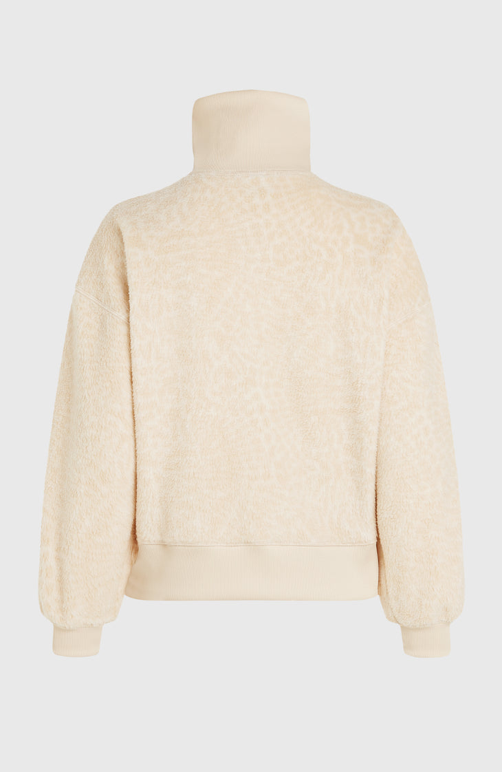 Must-Have Fleecepullover mit Halbreißverschluss | Macaron Animalica