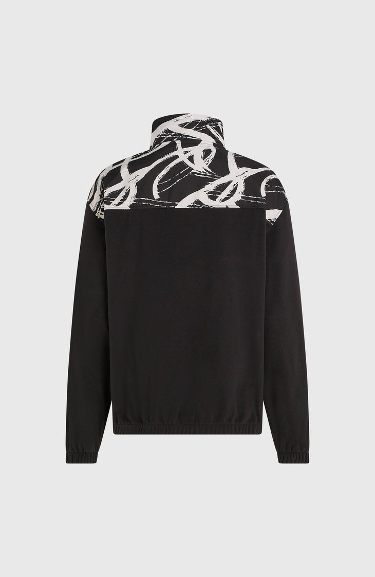 FWC'Play Polartec® Fleecepullover mit Halbreißverschluss | White Snowtracks