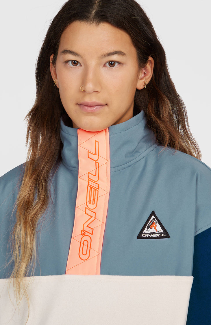 FWC'Play Polartec® Fleecepullover mit Halbreißverschluss | Murky Water Colour Block