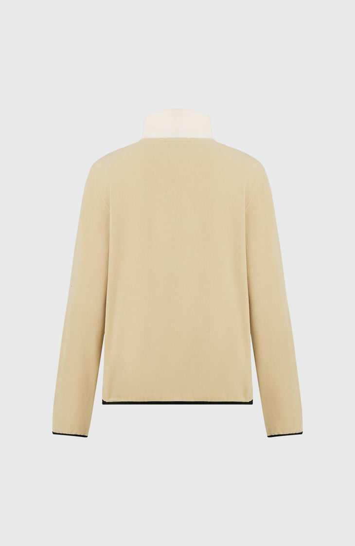 FWC'Cruz Triple Polartec® Fleecepullover mit Halbreißverschluss | Olive Blush Colour Block
