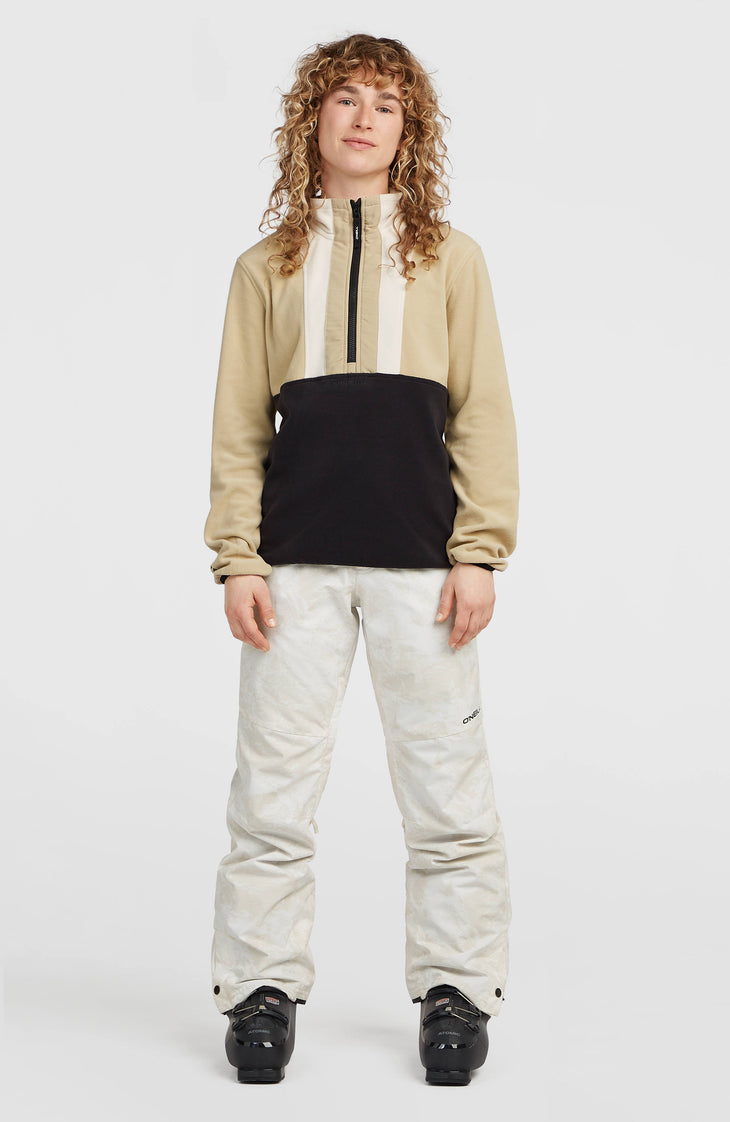 FWC'Cruz Triple Polartec® Fleecepullover mit Halbreißverschluss | Olive Blush Colour Block