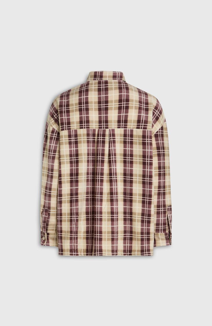 O'Riginals Superfleece Hemd | Beige Check Flannel