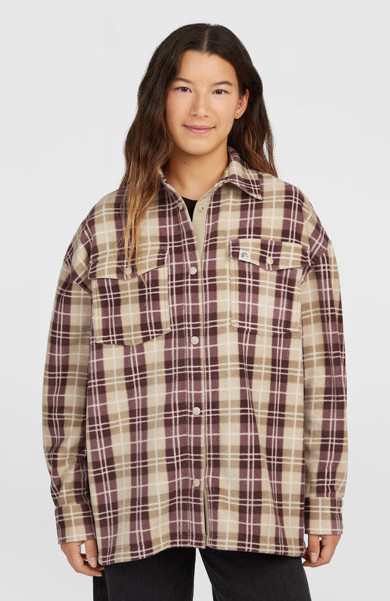 O'Riginals Superfleece Hemd | Beige Check Flannel