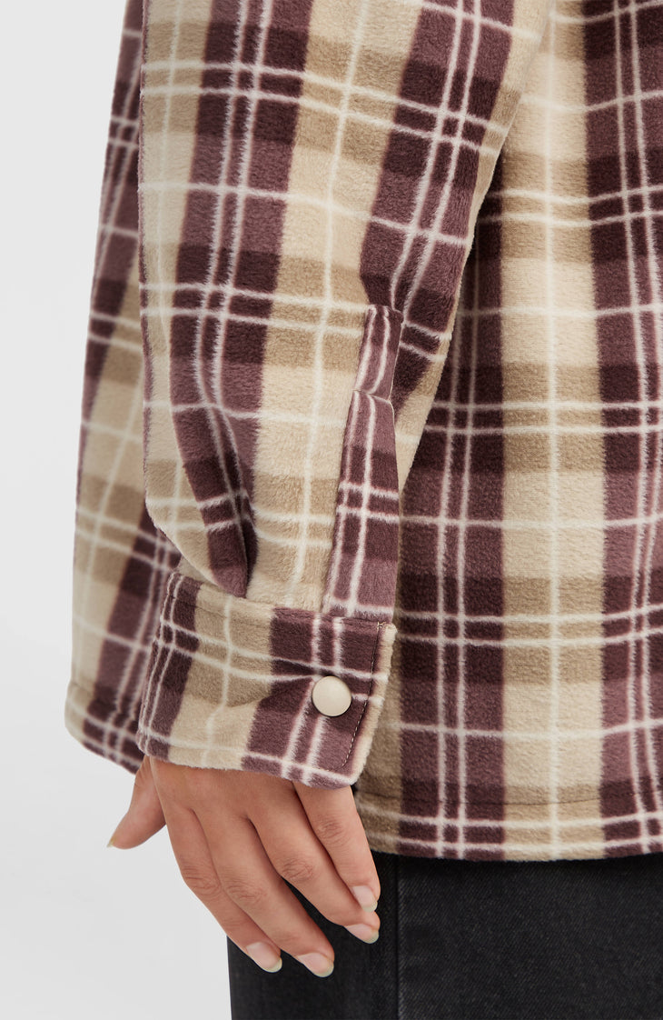 O'Riginals Superfleece Hemd | Beige Check Flannel