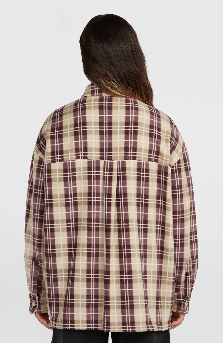 O'Riginals Superfleece Hemd | Beige Check Flannel