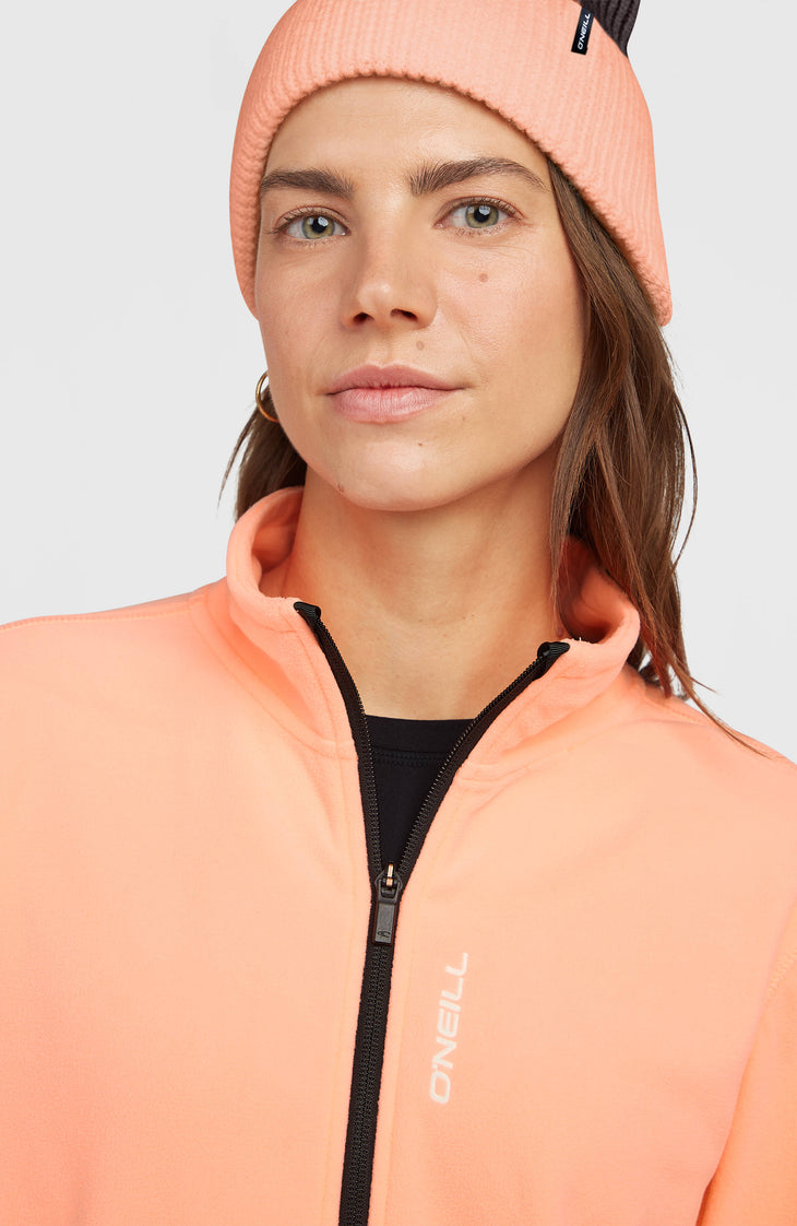 FWC'Cruz Jack's Polartec® Fleecejacke mit Reißverschluss | Funky Peach