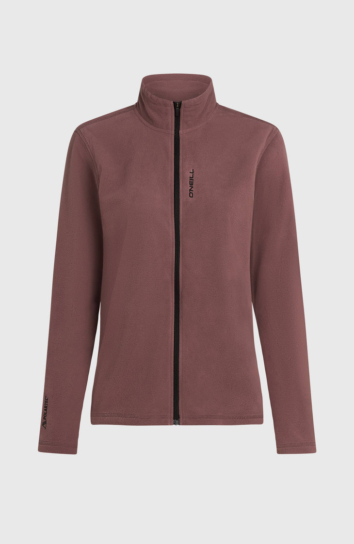 FWC'Cruz Jack's Polartec® Fleecejacke mit Reißverschluss | Purple Gray