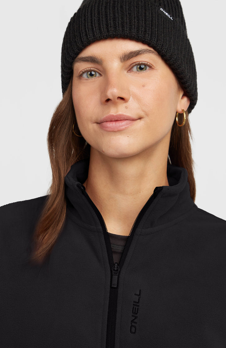 FWC'Cruz Jack's Polartec® Fleecejacke mit Reißverschluss | Black Out