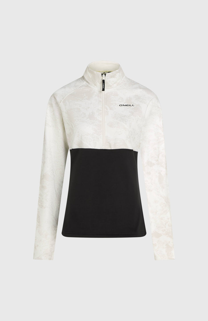 FWC'Cruz Printed Fleecepullover mit Halbreißverschluss | White Mountain Landscape