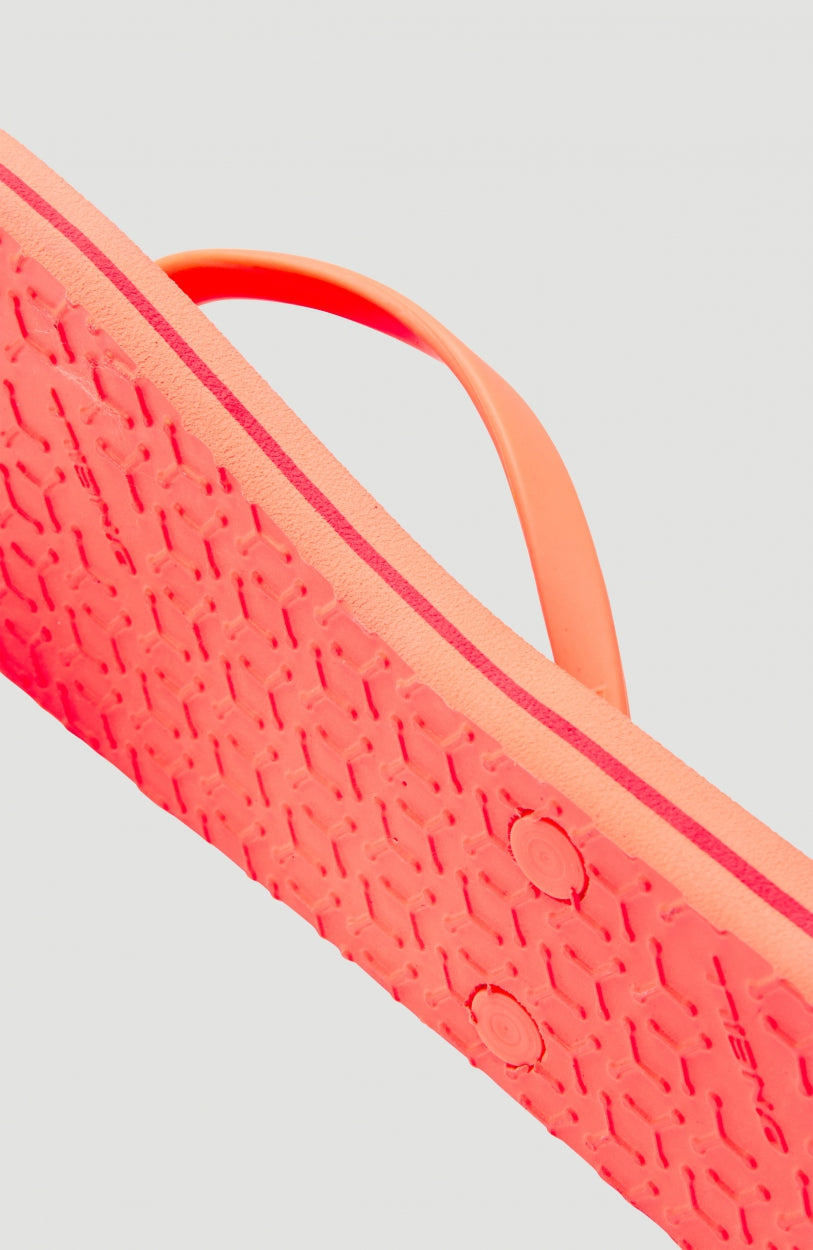 Profile Logo Sandalen | Neon Coral