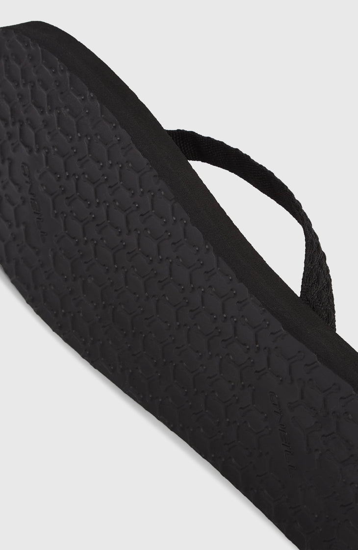 Ditsy Jacquard Sandalen | Black Out