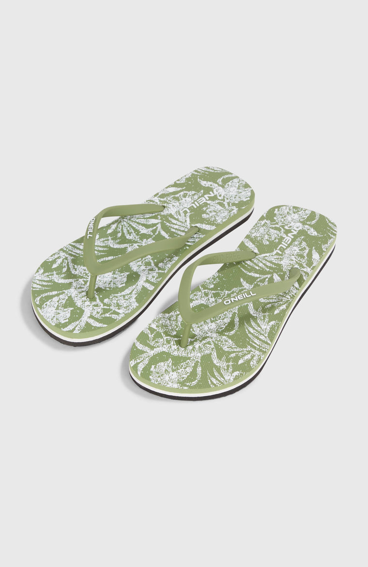 Profile Graphic Sandalen | Green Textured Jungle Profile Graphic Sandalen | Green Textured Jungle