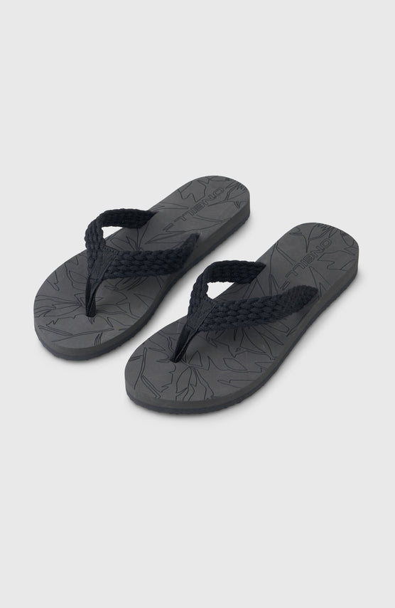 O'Neill Sandalen mit floralem Print | Black Out
