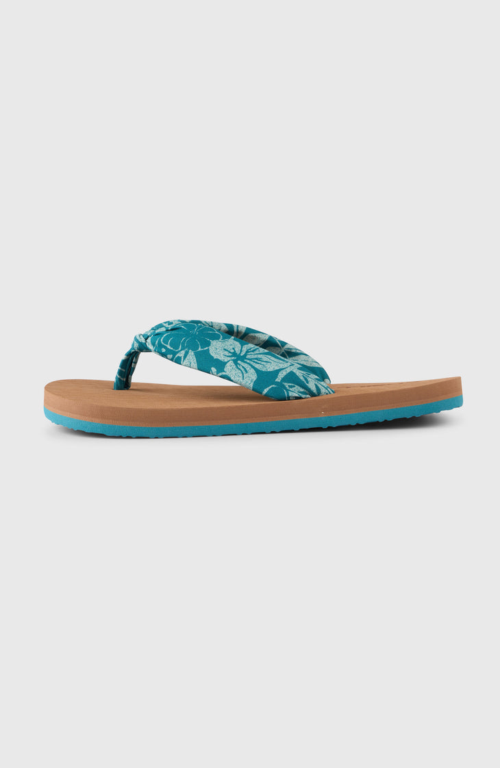 Ditsy Sun Sandalen | Green Island Sky