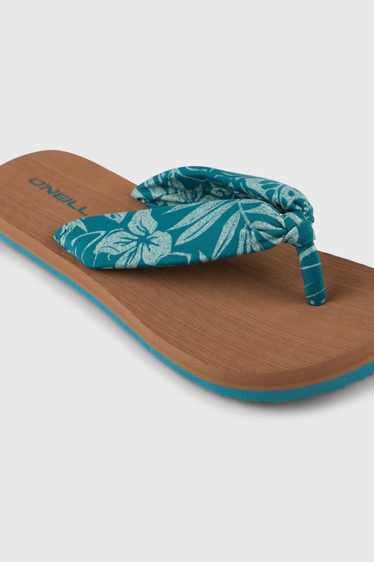 Ditsy Sun Sandalen | Green Island Sky