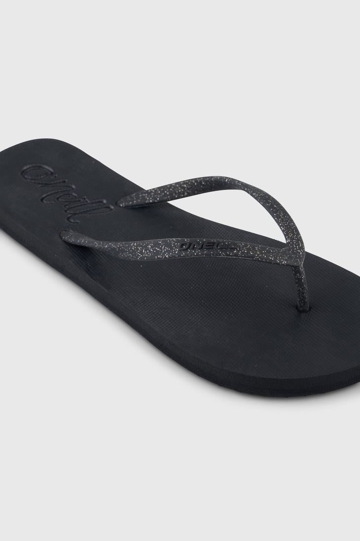 Profile Glitter Sandalen | Black Out