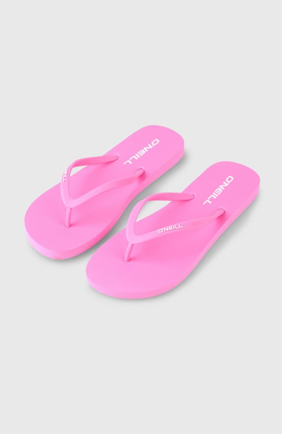Profile Small Logo Sandalen | Electric Fuschia