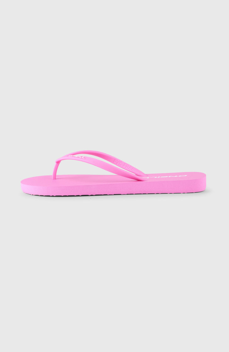 Profile Small Logo Sandalen | Electric Fuschia