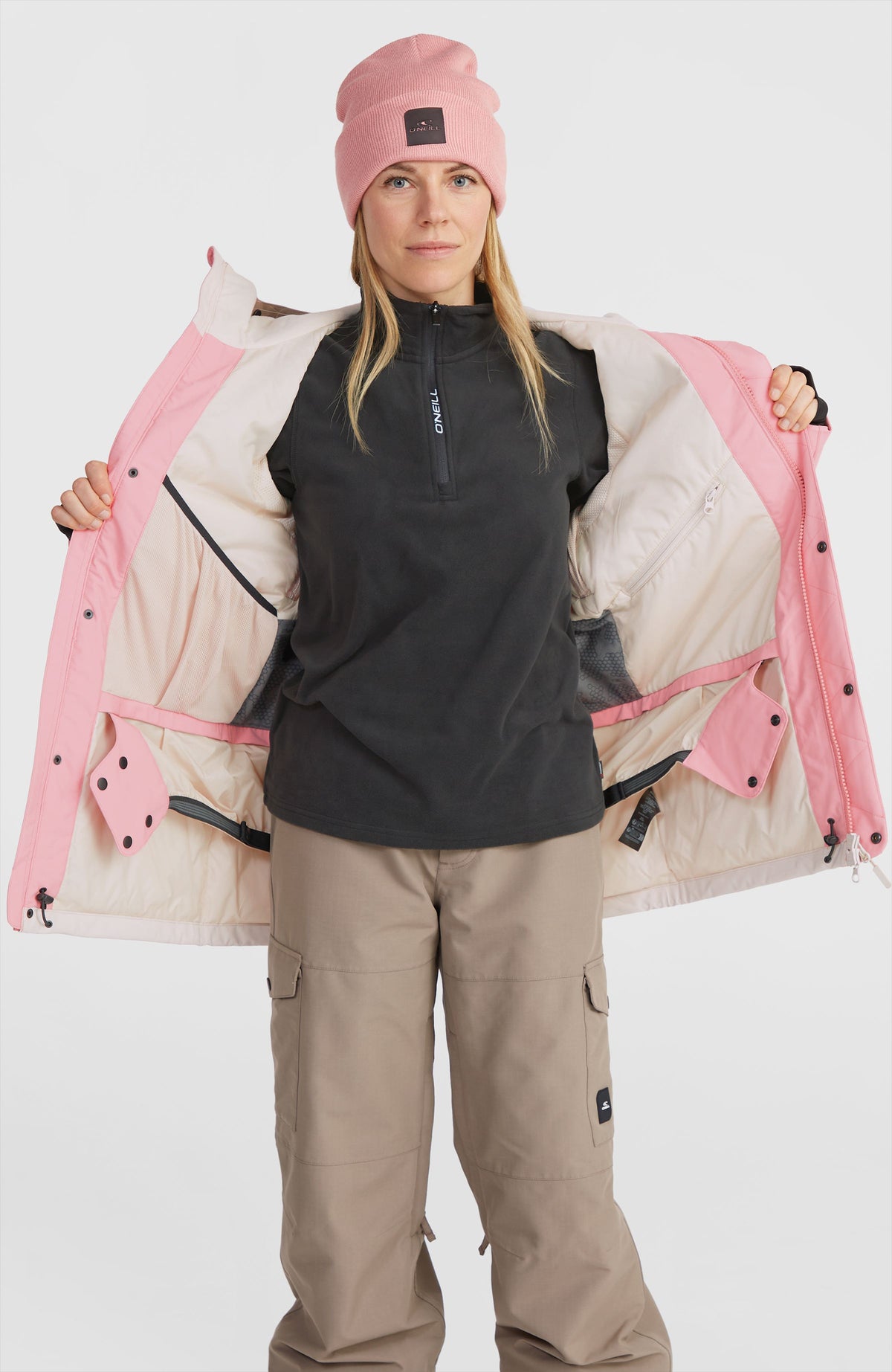 Utility Pro Hybrid-Jacke | Genuine Pink Colour Block