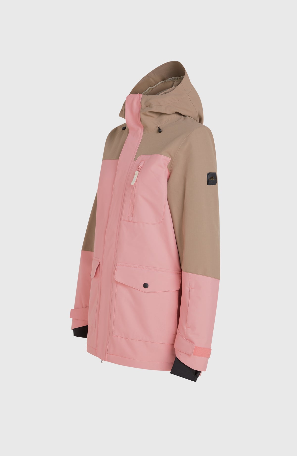 Utility Hybrid-Skijacke | Genuine Pink Colour Block