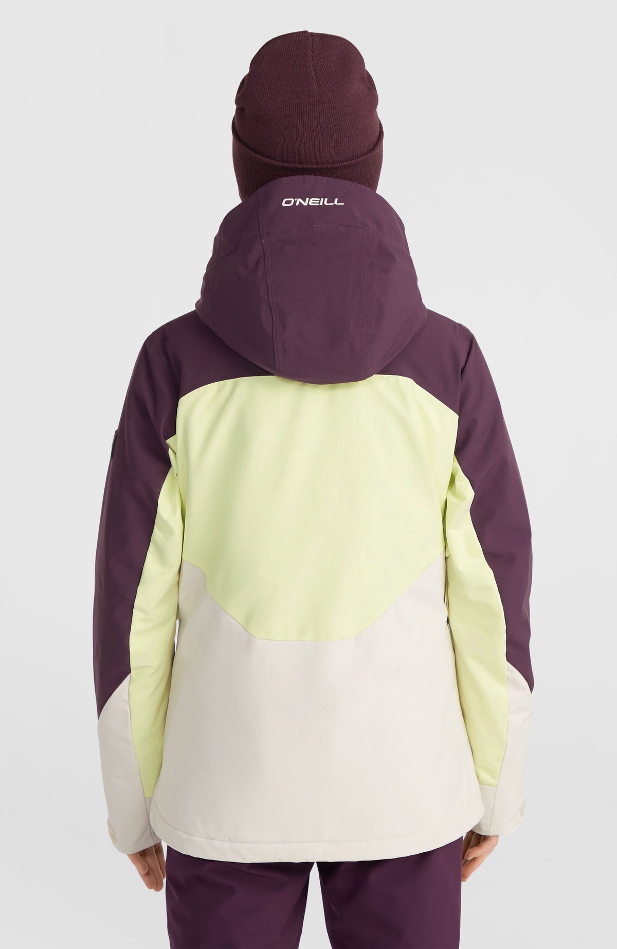 Carbonite Skijacke | Aubergine Colour Block