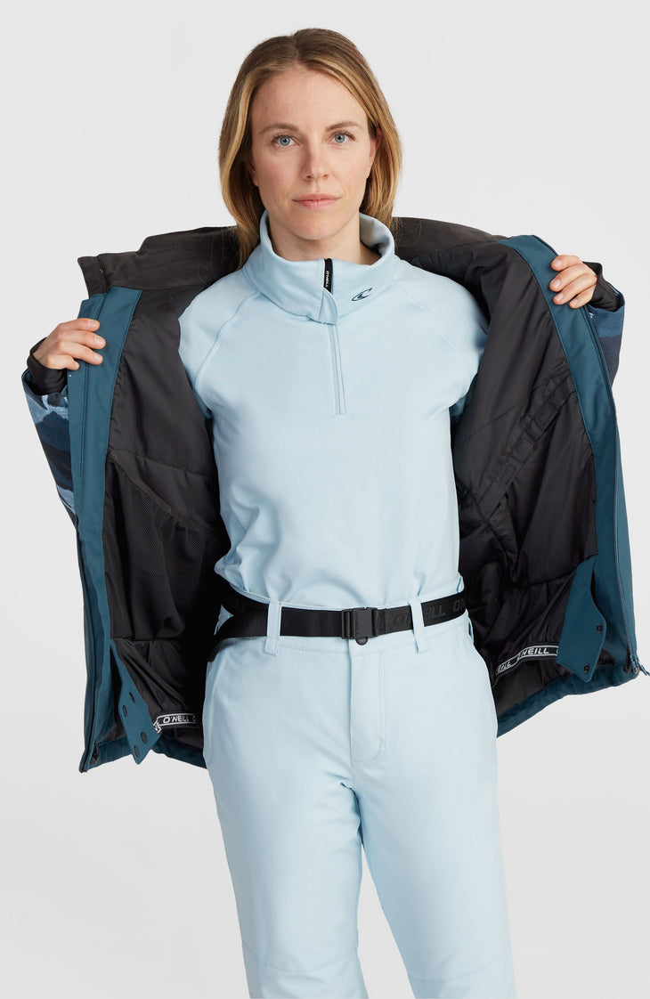 Aplite Plus Skijacke | Blue Triangle Ikat