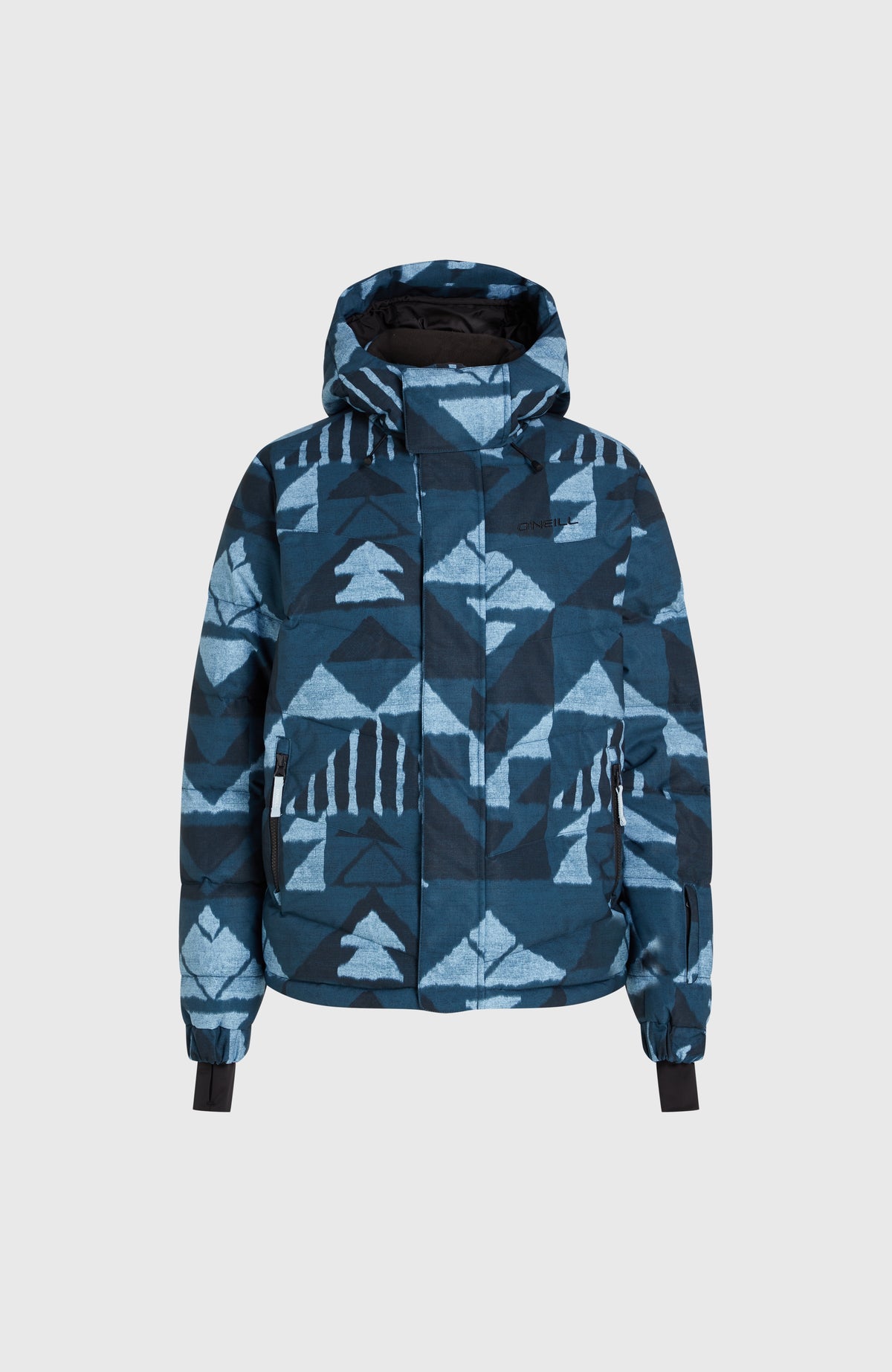 Z.E.N. Puffer Hybrid-Skijacke | Blue Triangle Ikat