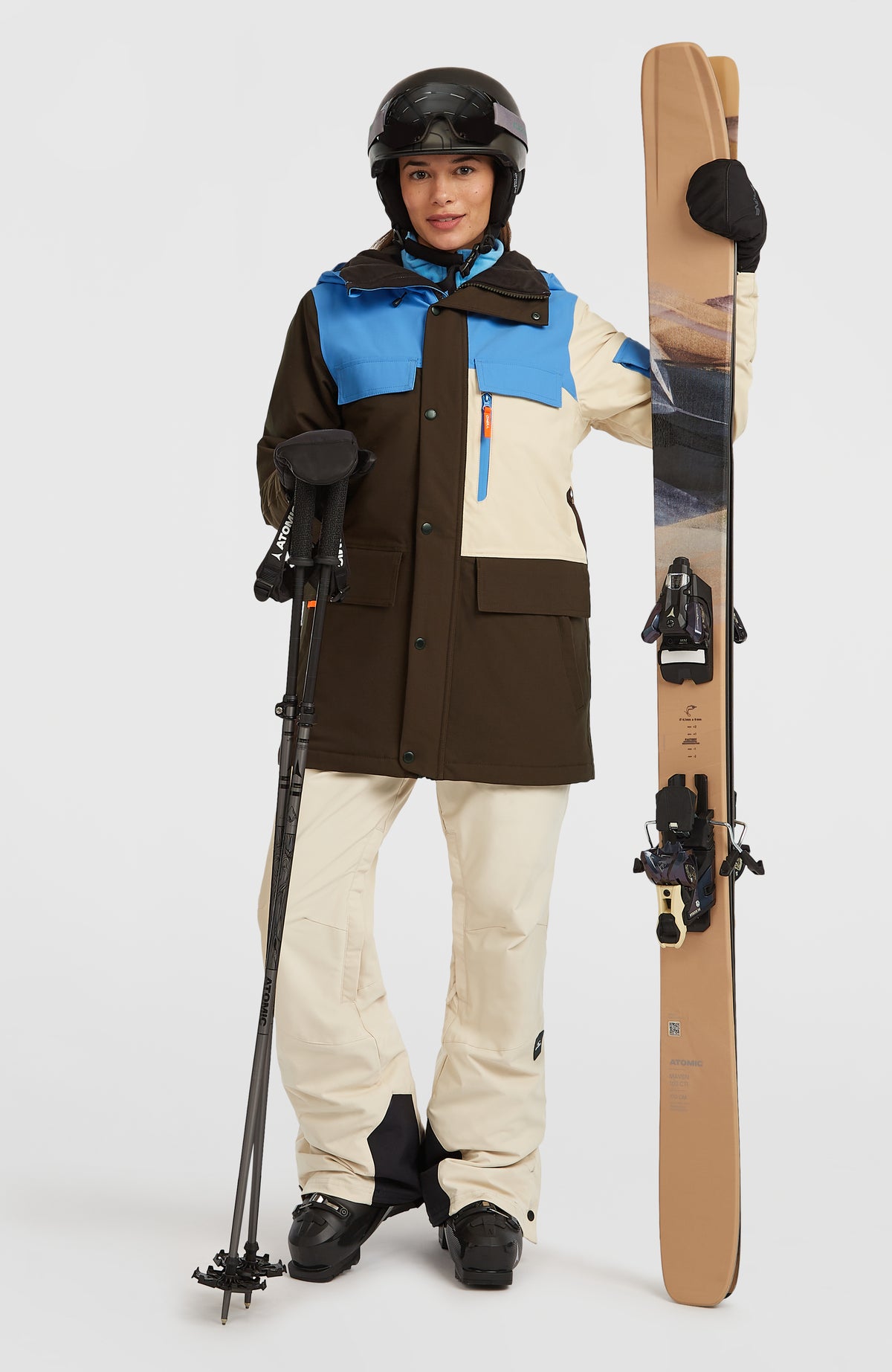 FWC'Peak Pro Skijacke | Blue Poppy Colour Block