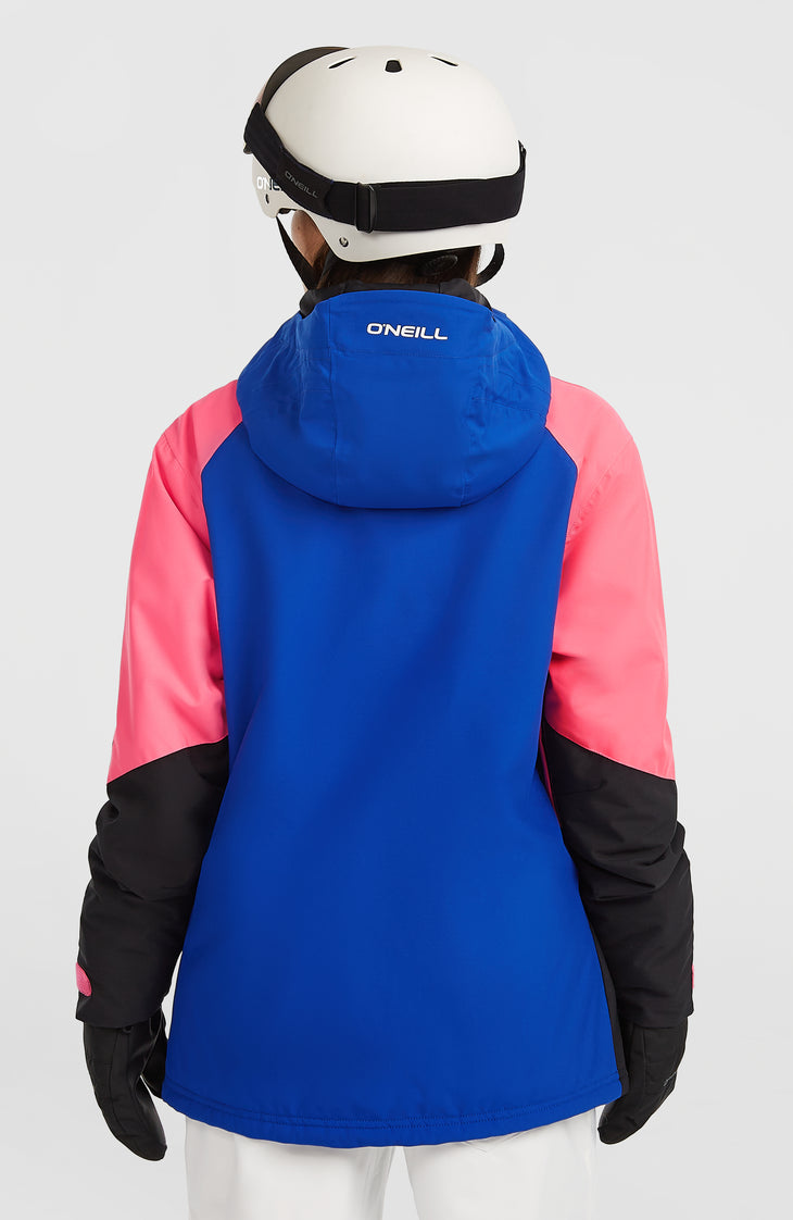 FWC'Play Asymmetric Ski- und Snowboardjacke | Active Blue Colour Block